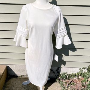 CALVIN KLEIN BELL SLEEVE DRESS NEW WITH TAGS